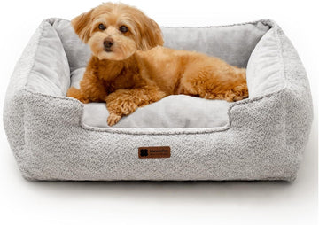 Washable Rectangle Pet Bed With Anti-Slip Bottom
