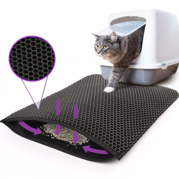 Honeycomb Double Layer Waterproof Litter Mat