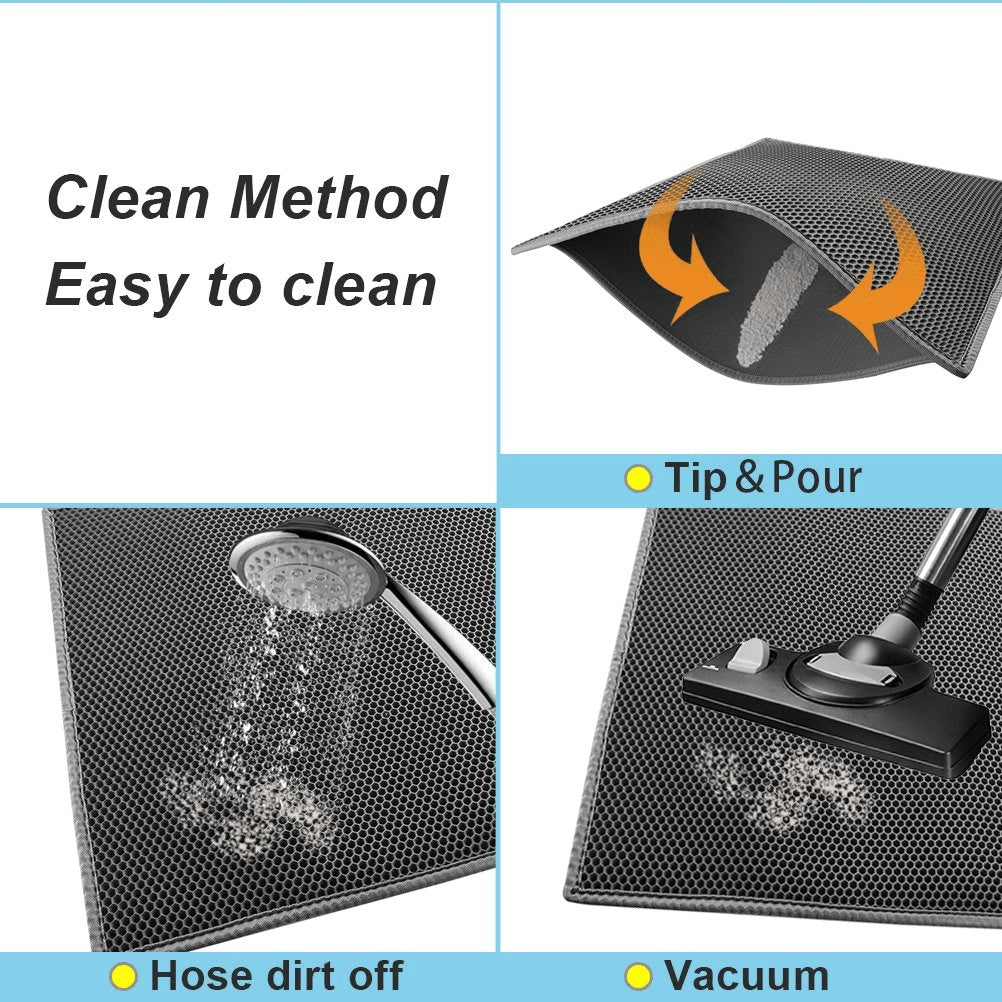 Honeycomb Double Layer Waterproof Litter Mat