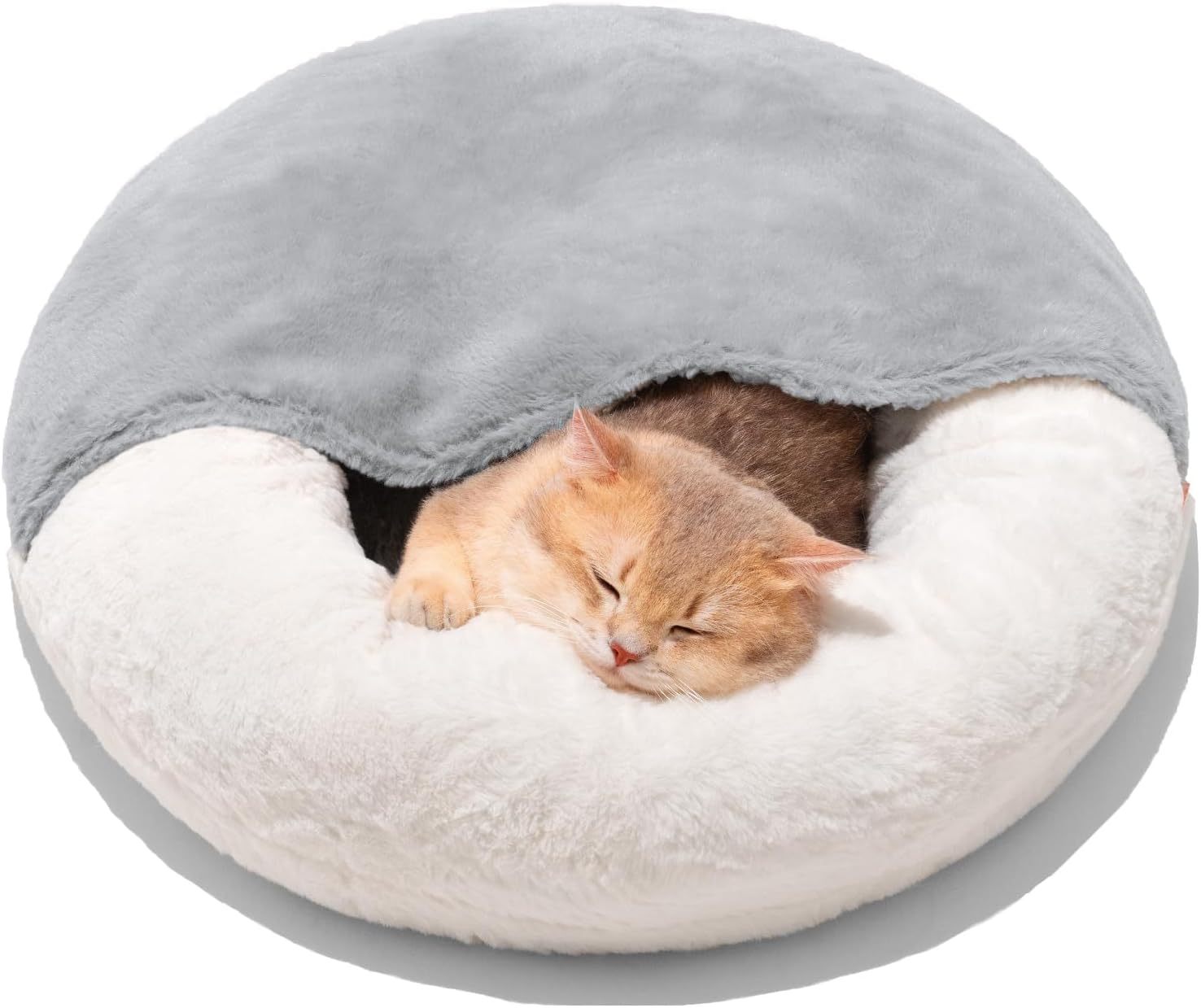 Washable Pet Bed With Blanket & Non-Slip Base