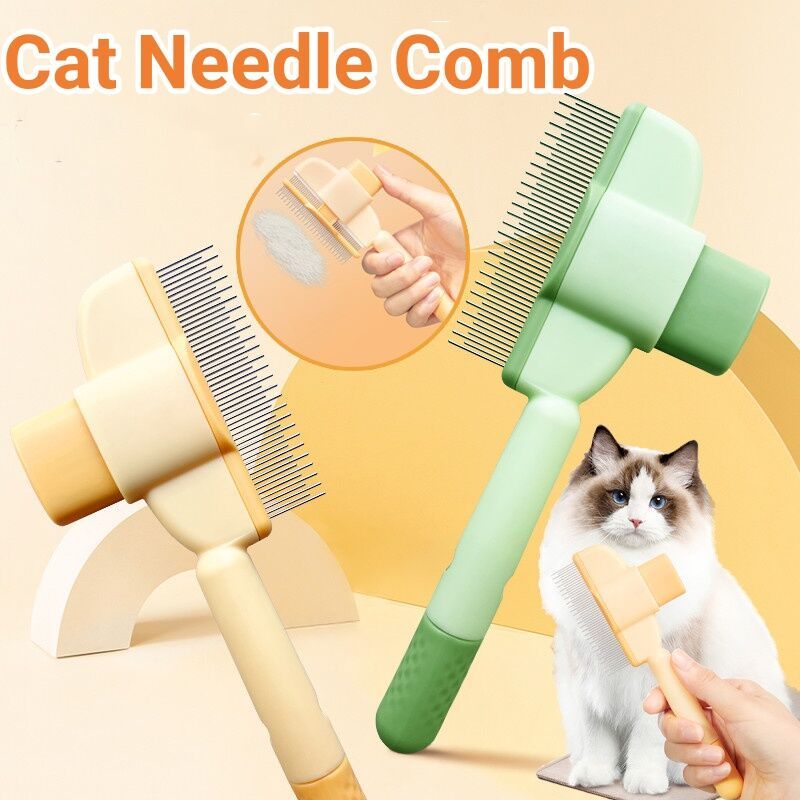 Professional Pet Comb With Release Button